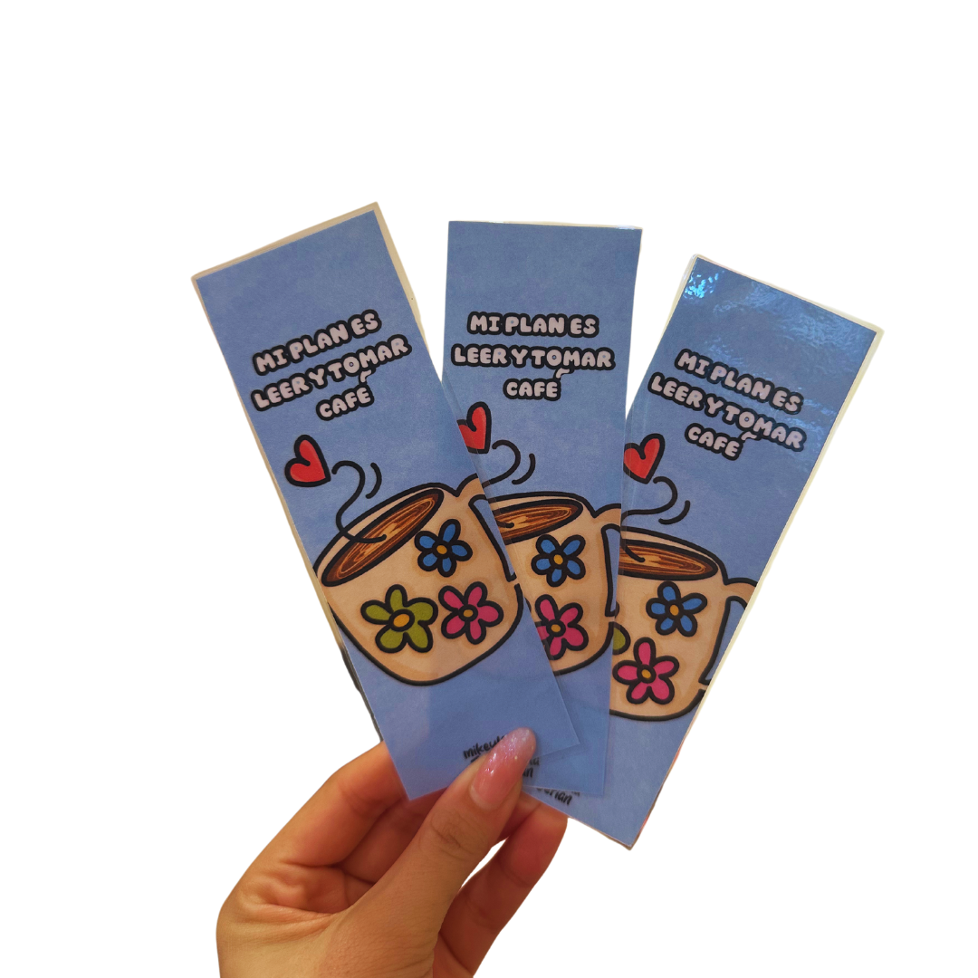 Bookmark - Mi Plan es Leer y Café