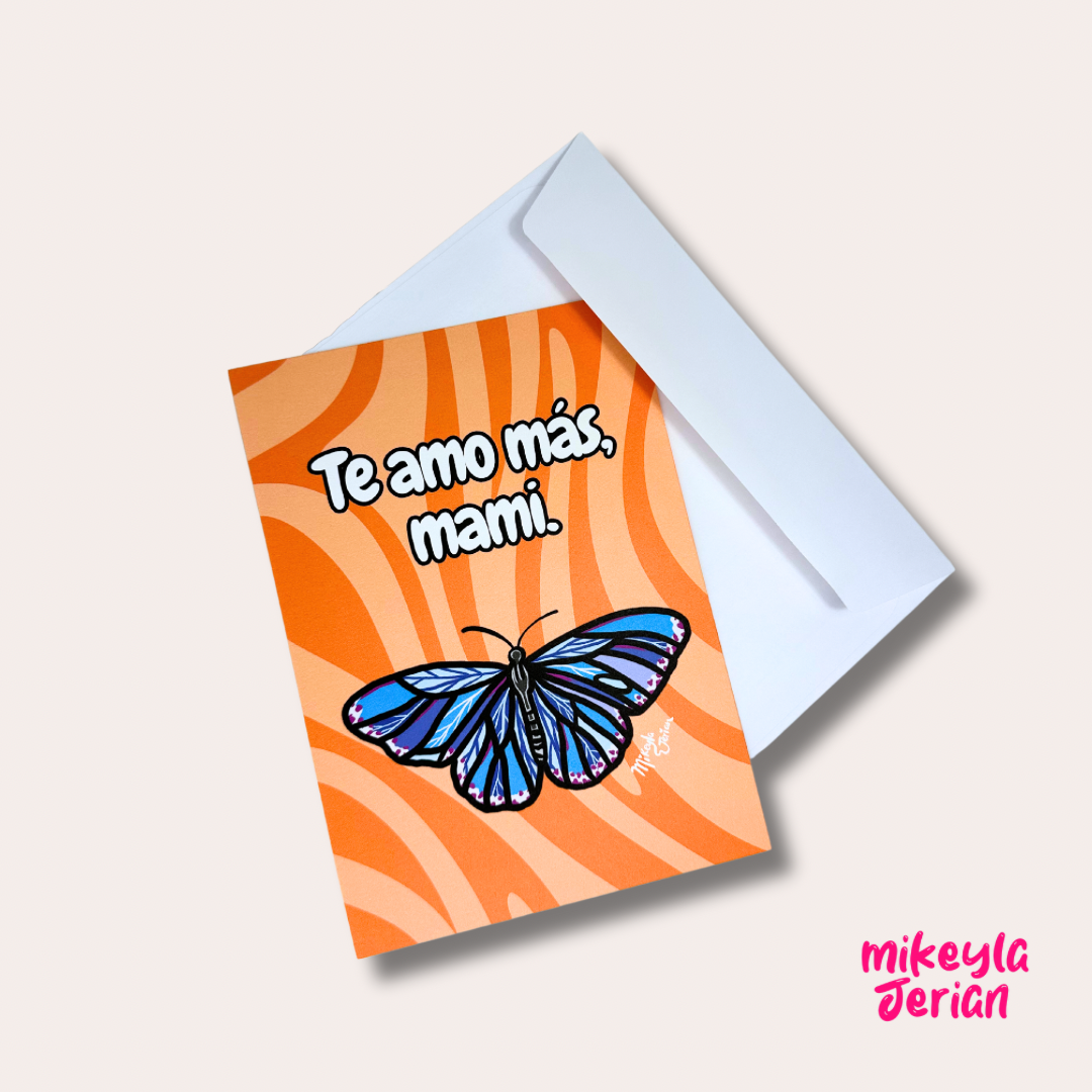 Te amo más mami- Postcard