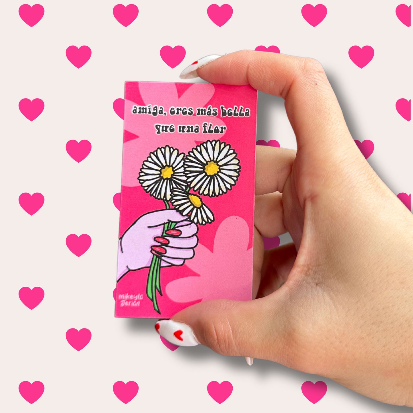 Amiga Eres Más Bella- Mini Postcard