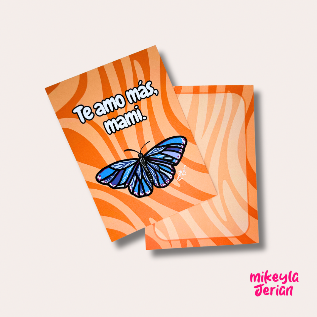 Te amo más mami- Postcard
