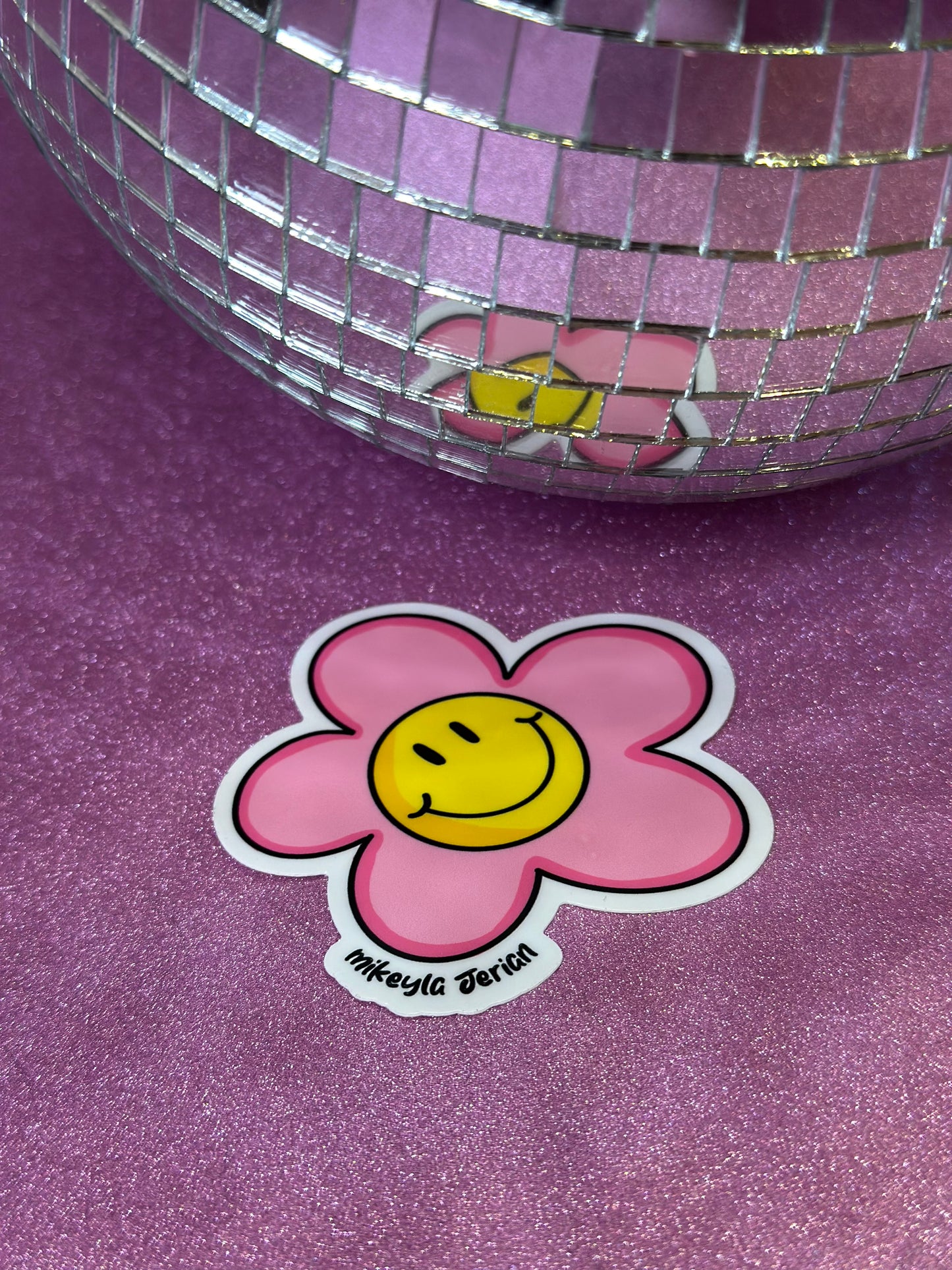 Flor Smiley - Premium Sticker