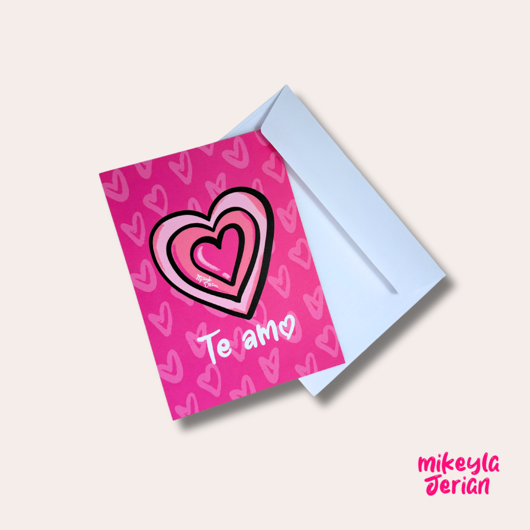 Te amo Corazón- Postcard