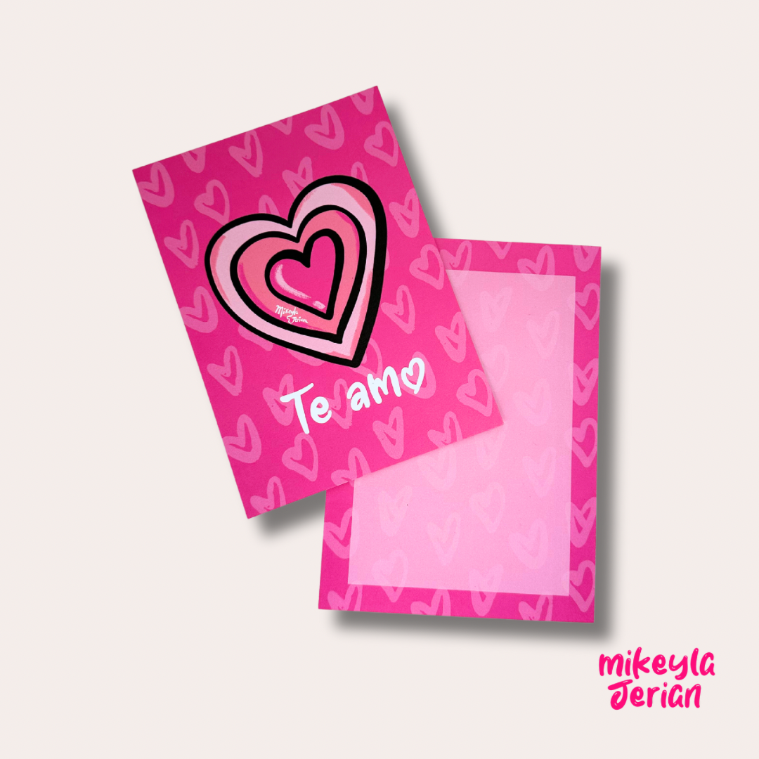 Te amo Corazón- Postcard