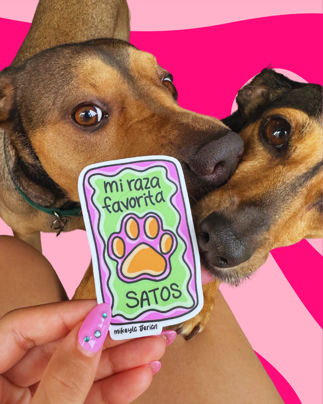 SATOS son mis favoritos- Premium Sticker