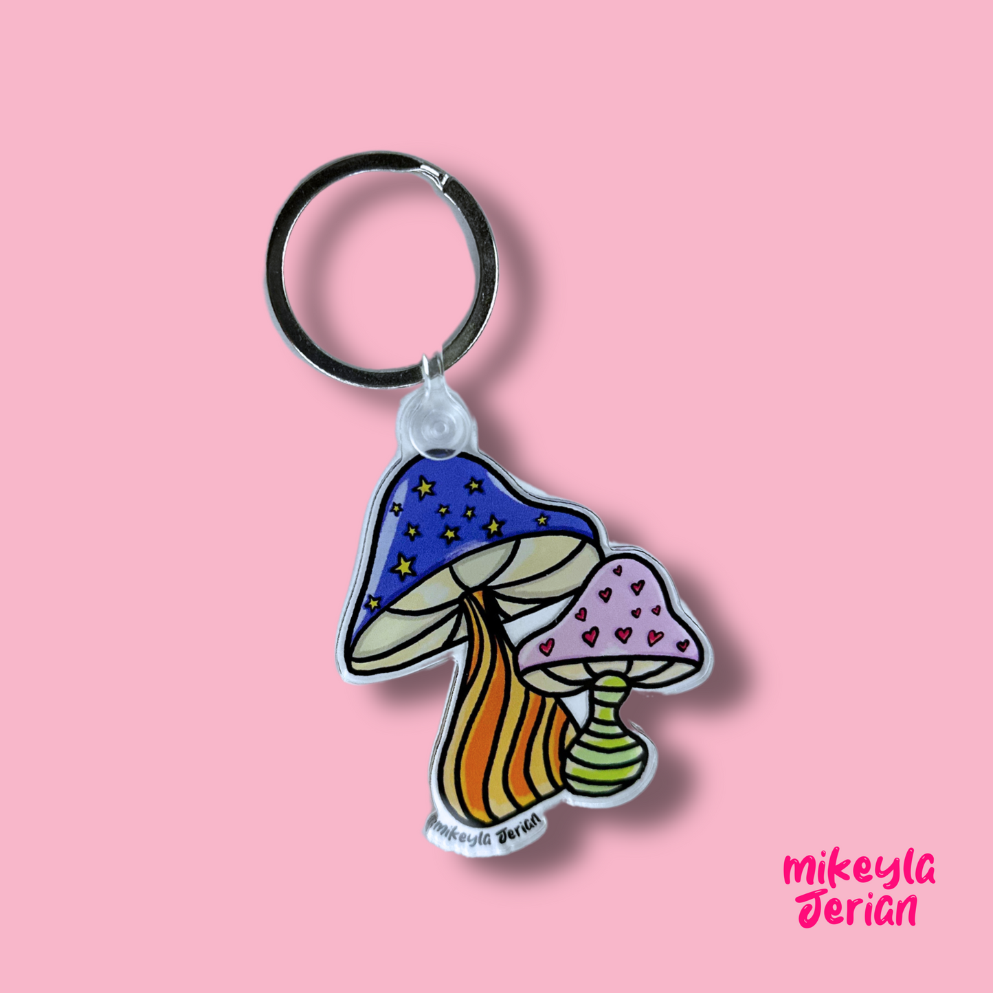 Hippie Fungus - Keychain