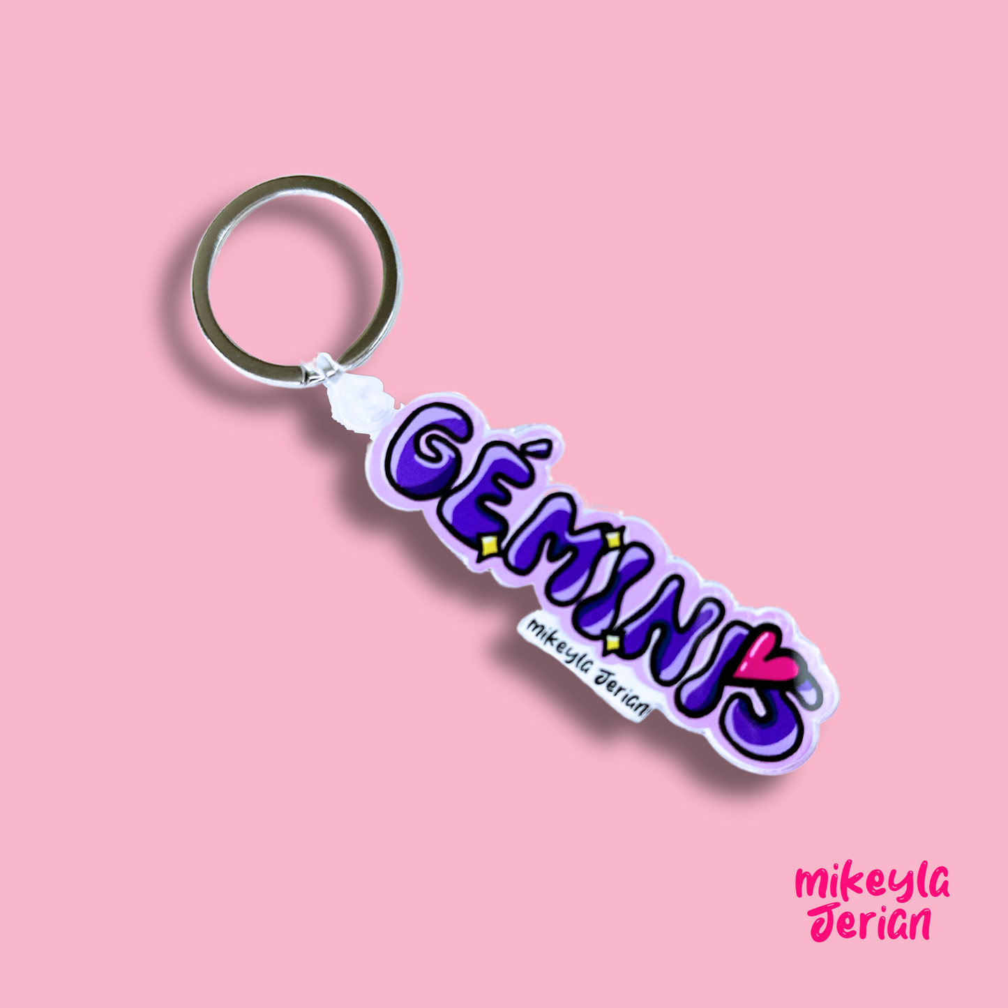 Géminis Zodiaco -Keychain