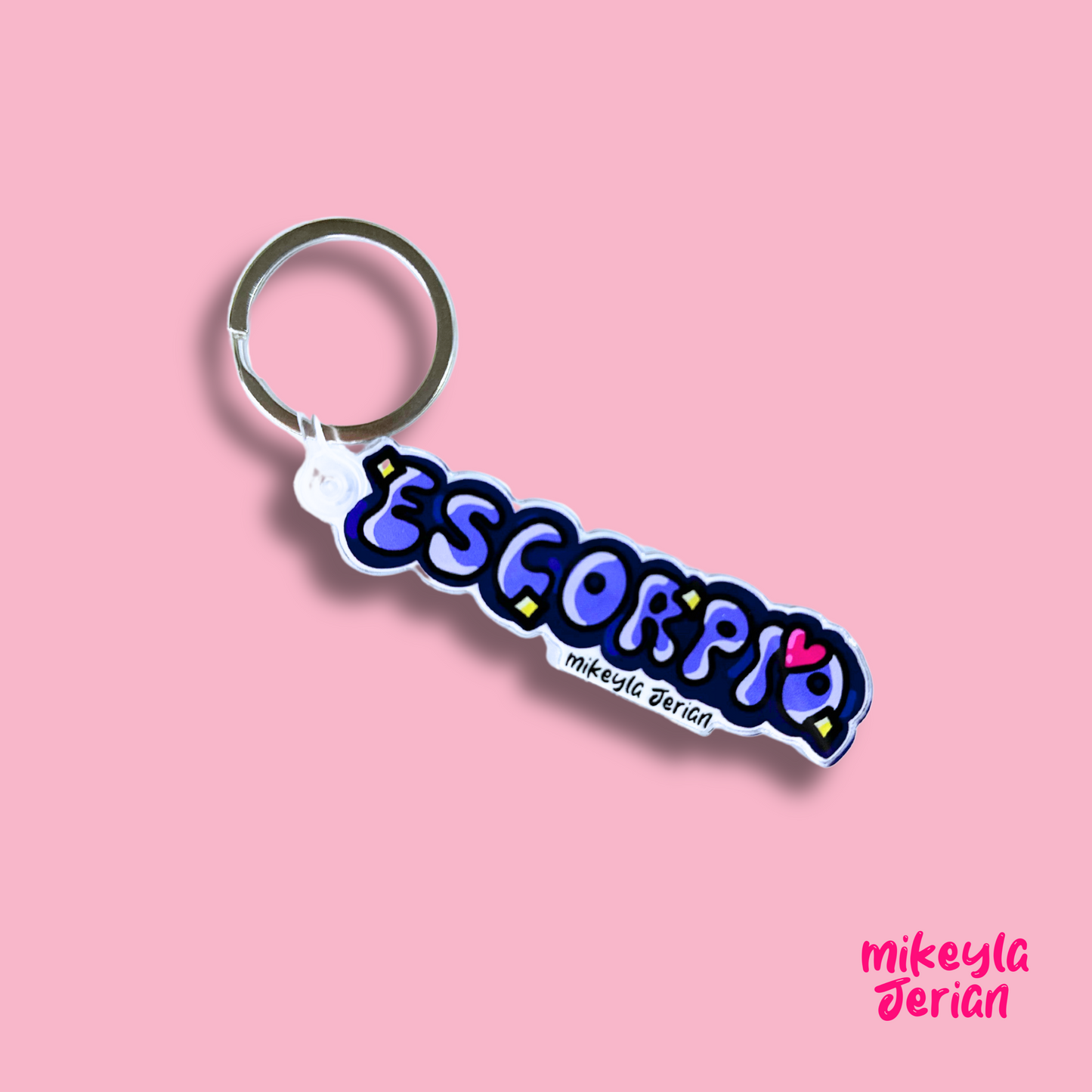 Escorpio Zodiaco -Keychain