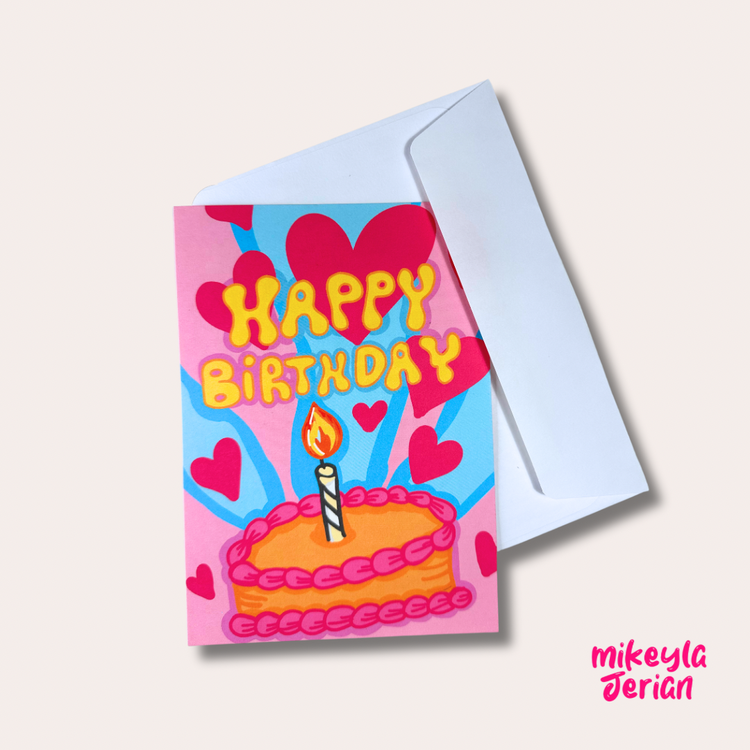 Happy Birthday - Postcard