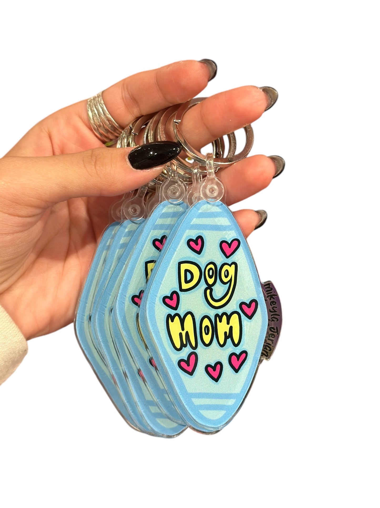 Dog Mom- Keychain