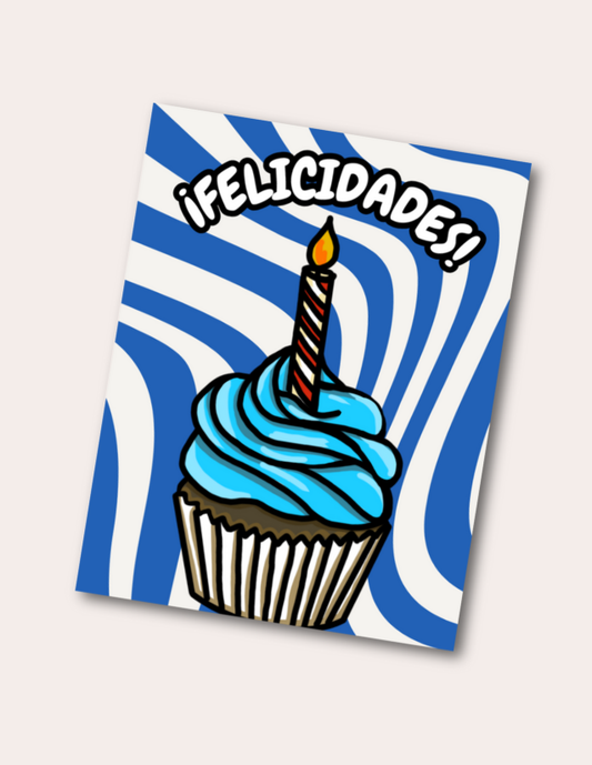 Felicidades cupcake - Postcard