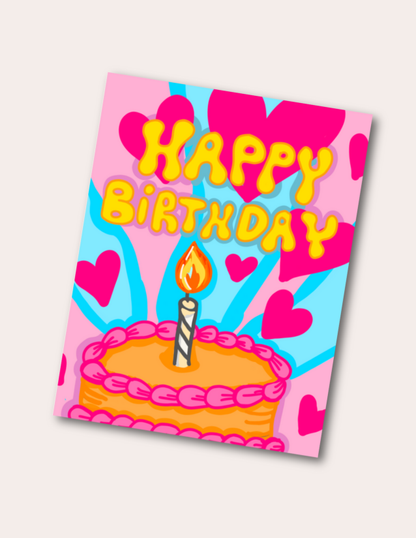 Happy Birthday rosa - Postcard