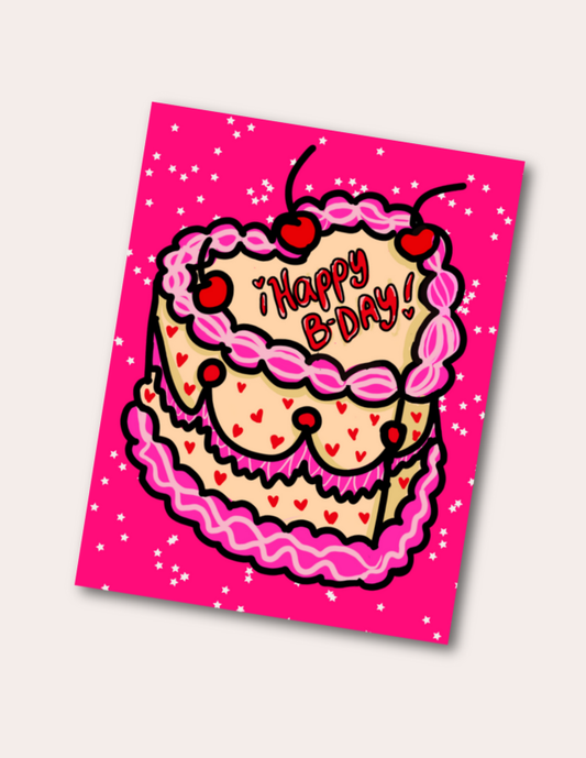 Bizcocho Corazon - Postcard