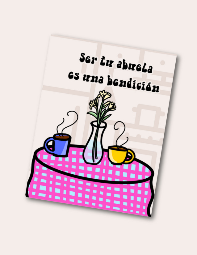 Ser tu abuela - Postcard