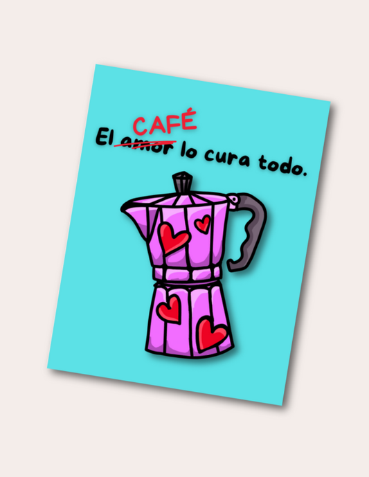 El café lo cura Todo - Postcard
