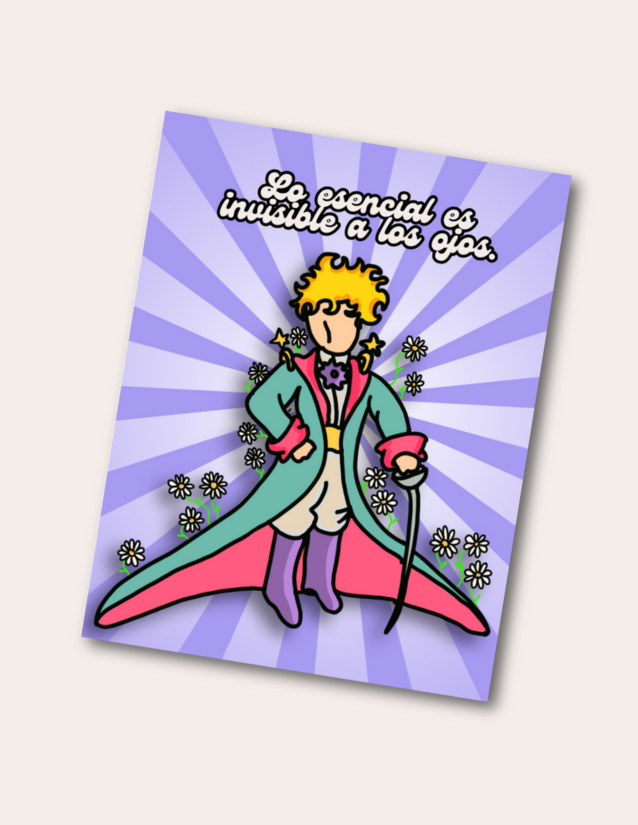 Principito Clásico - Postcard