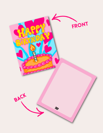 Happy Birthday rosa - Postcard