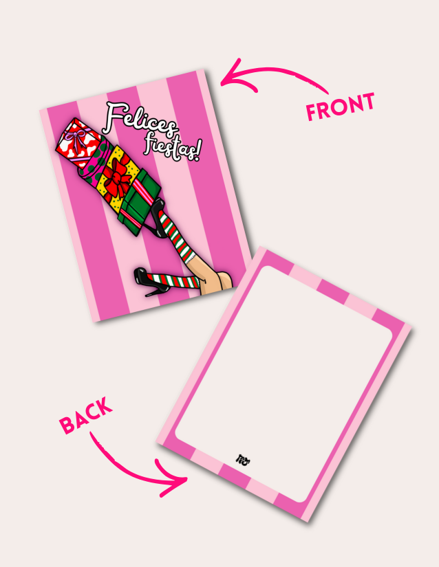 Felices Fiestas Sassy - Postcard