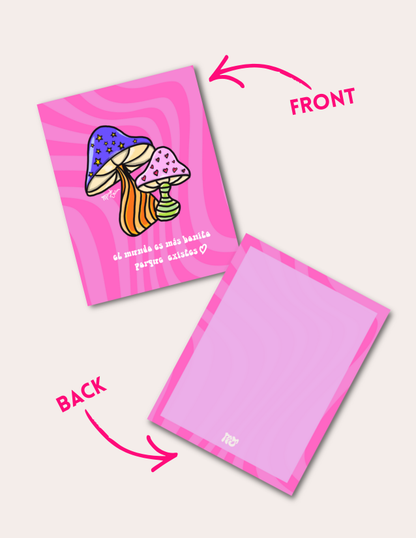 El Mundo es Más Bonito- Postcard