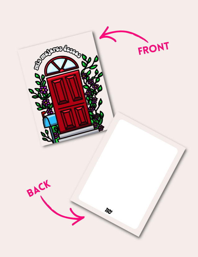 Mis mejores deseos - Postcard