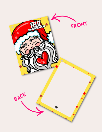 Santa Clo Feliz Navidad - Postcard
