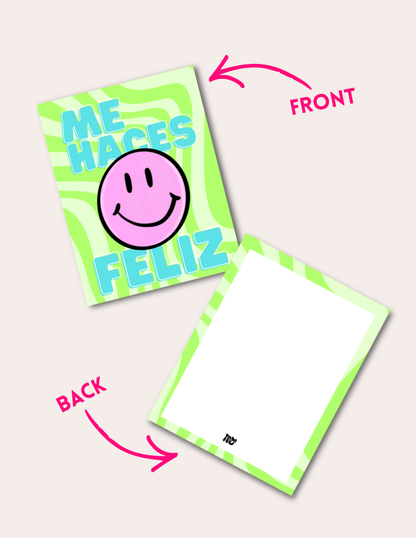 Me Haces Feliz- Postcard