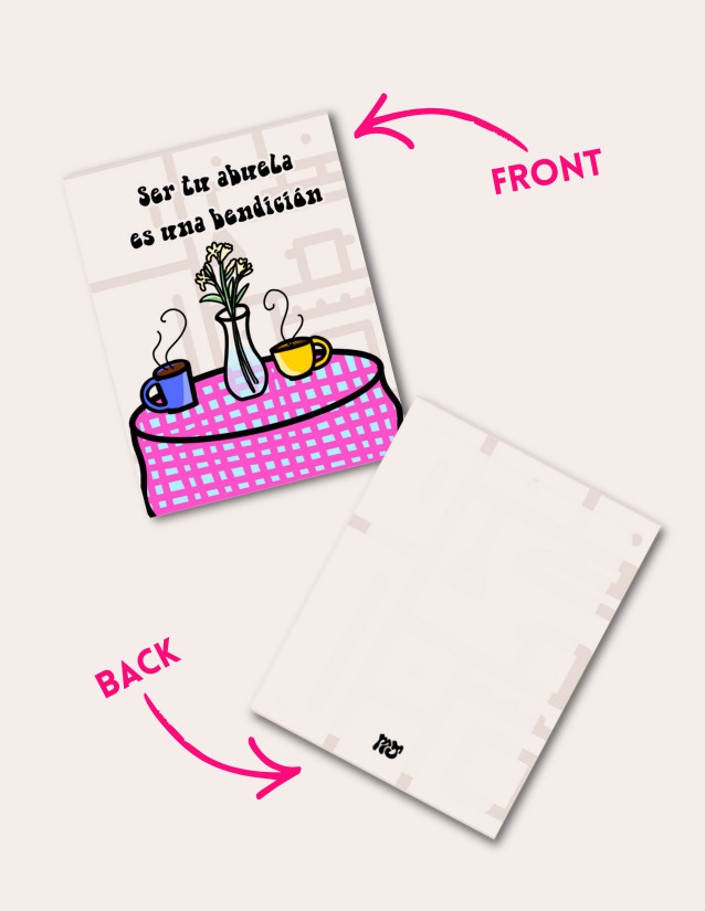 Ser tu abuela - Postcard