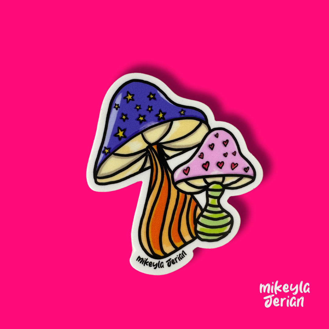 Hippie Fungus - Premium Sticker