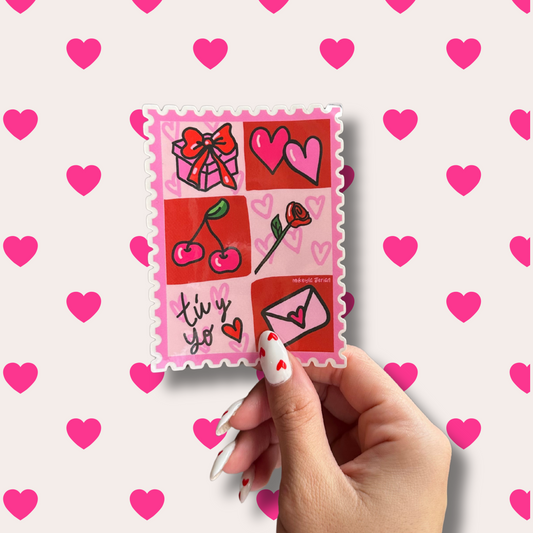 Valentines - ClearPremium Sticker