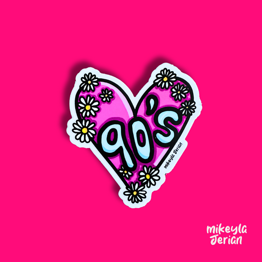 Corazón Noventoso - Premium Sticker