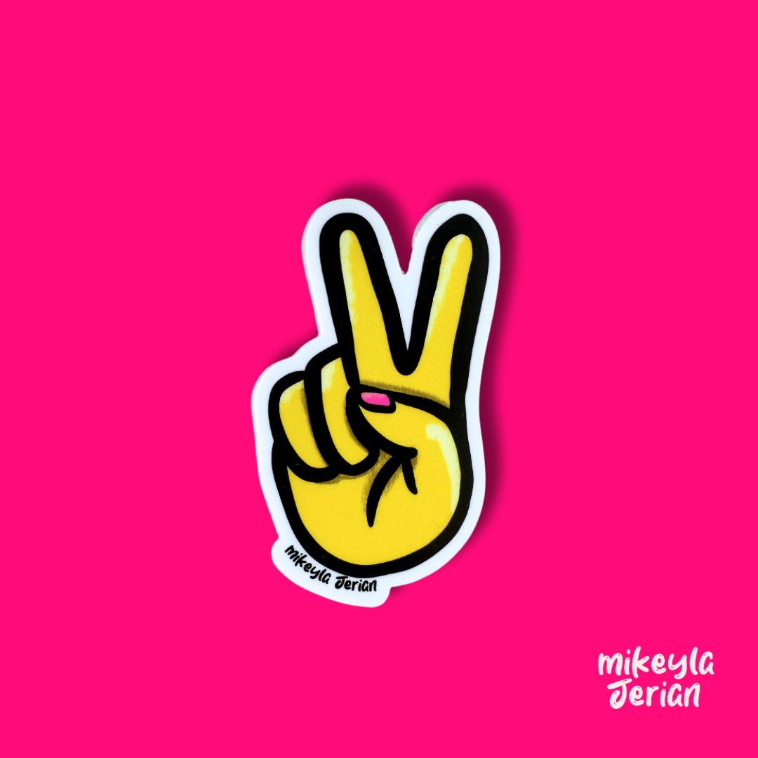 Paz y Amor - Premium Sticker